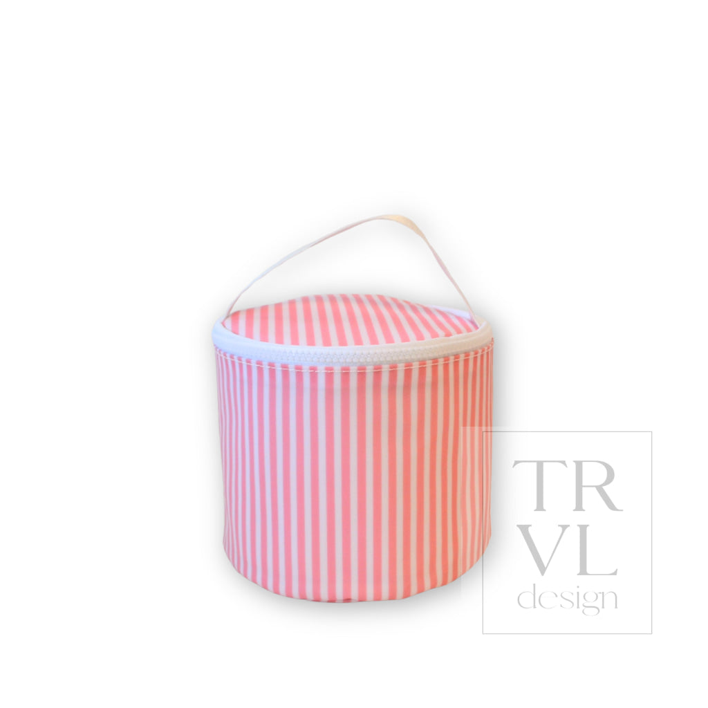 SNACK BAG - PIMLICO STRIPE DUSTY ROSE *4PC PRE-PACK - Snack Bag