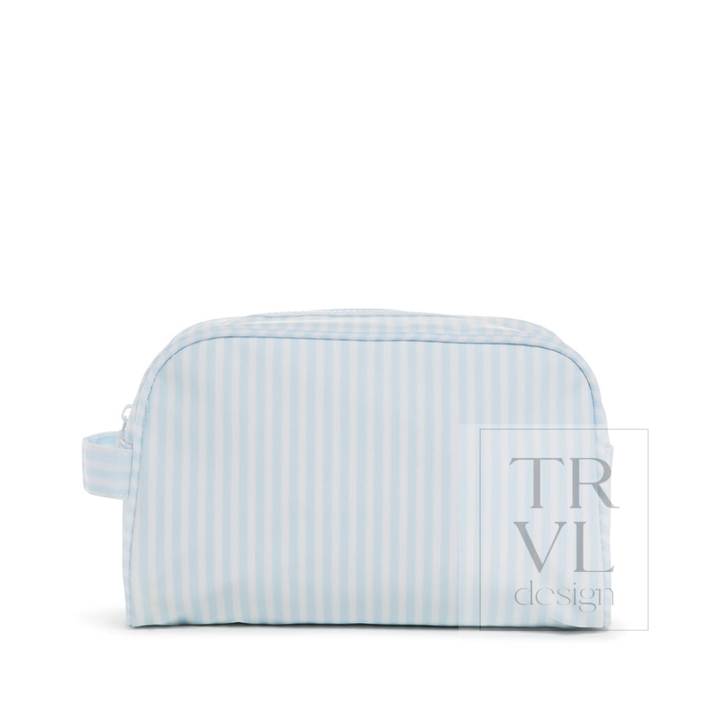 Stowaway - Toiletry Bag Pimlico Stripe Blue