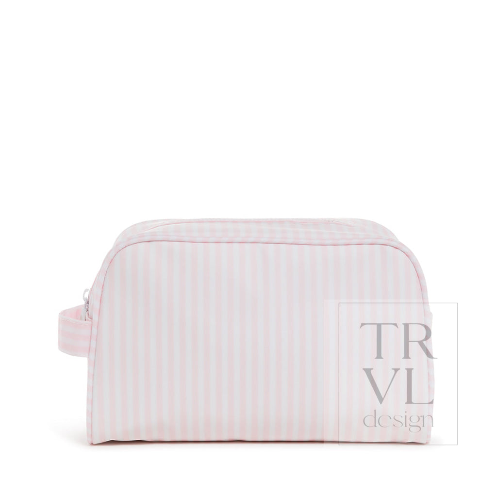 Stowaway - Toiletry Bag Pimlico Stripe Pink