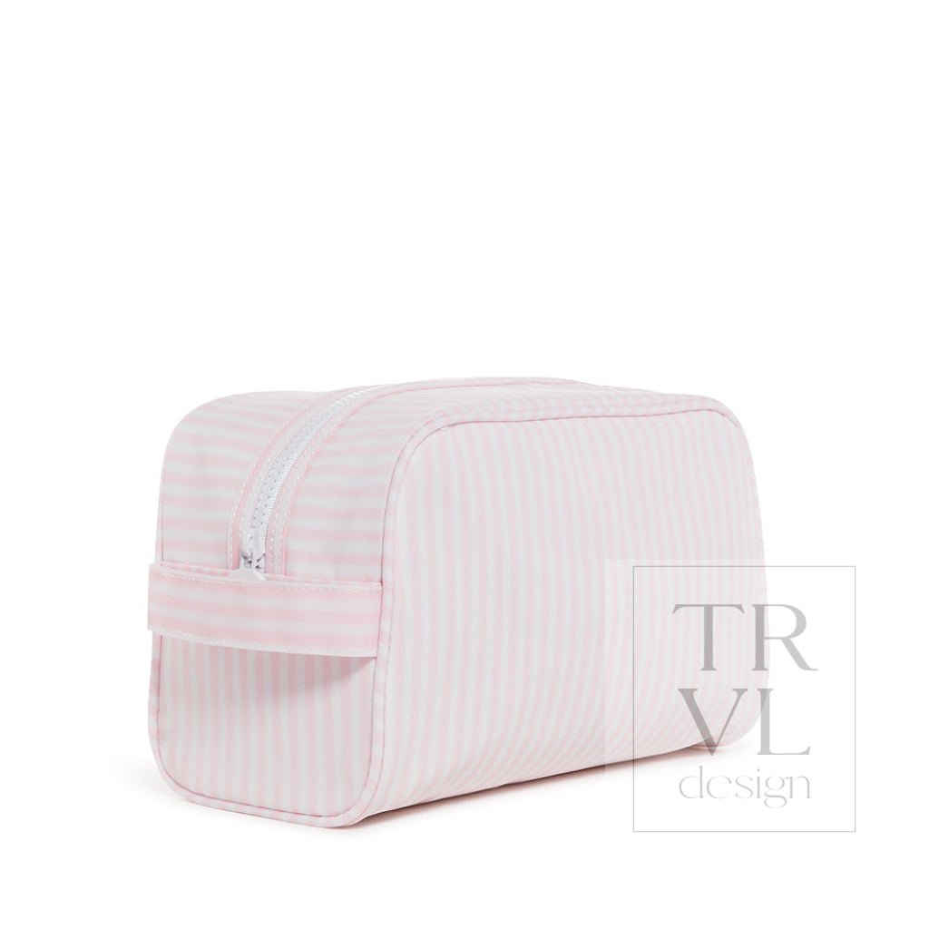 Stowaway - Toiletry Bag Pimlico Stripe Pink