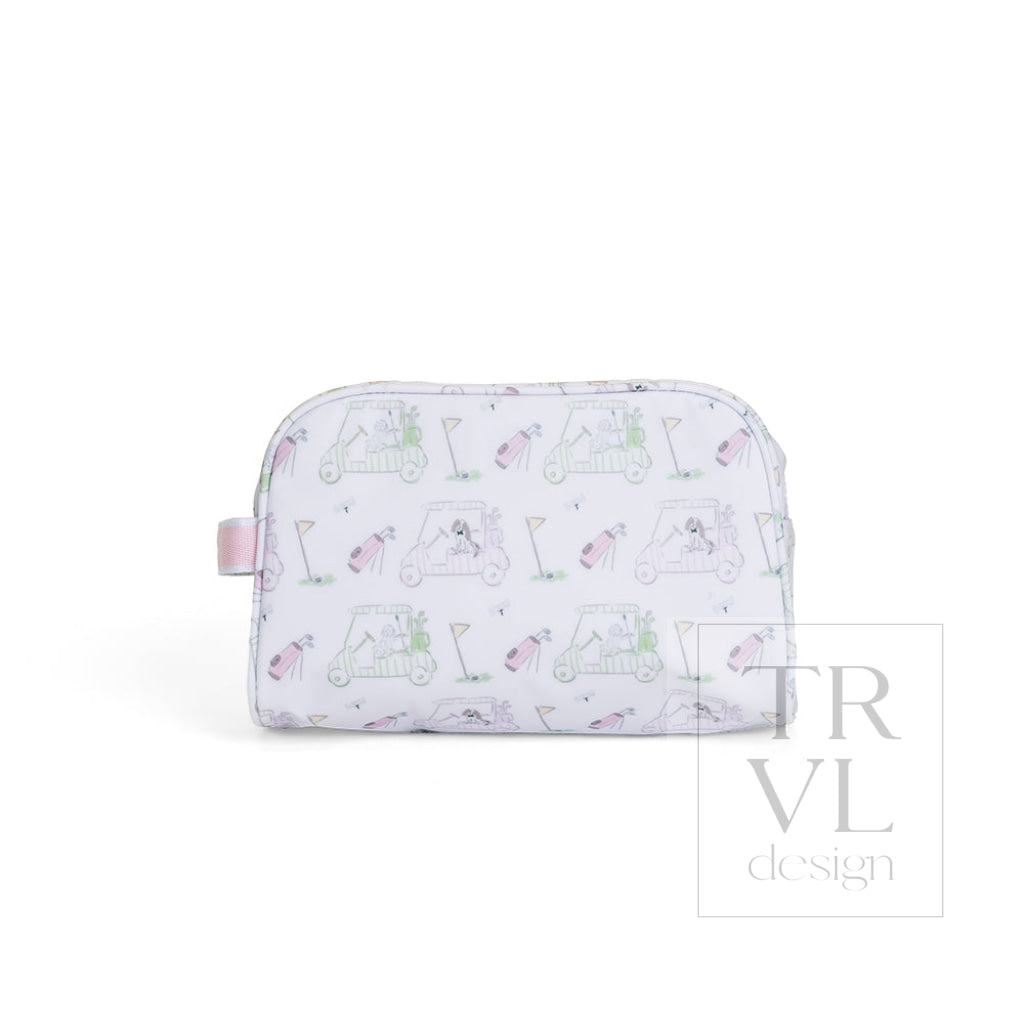 STOWAWAY Toiletry Bag - PUTT PUTT PINK - Cosmetic & Toiletry Bags