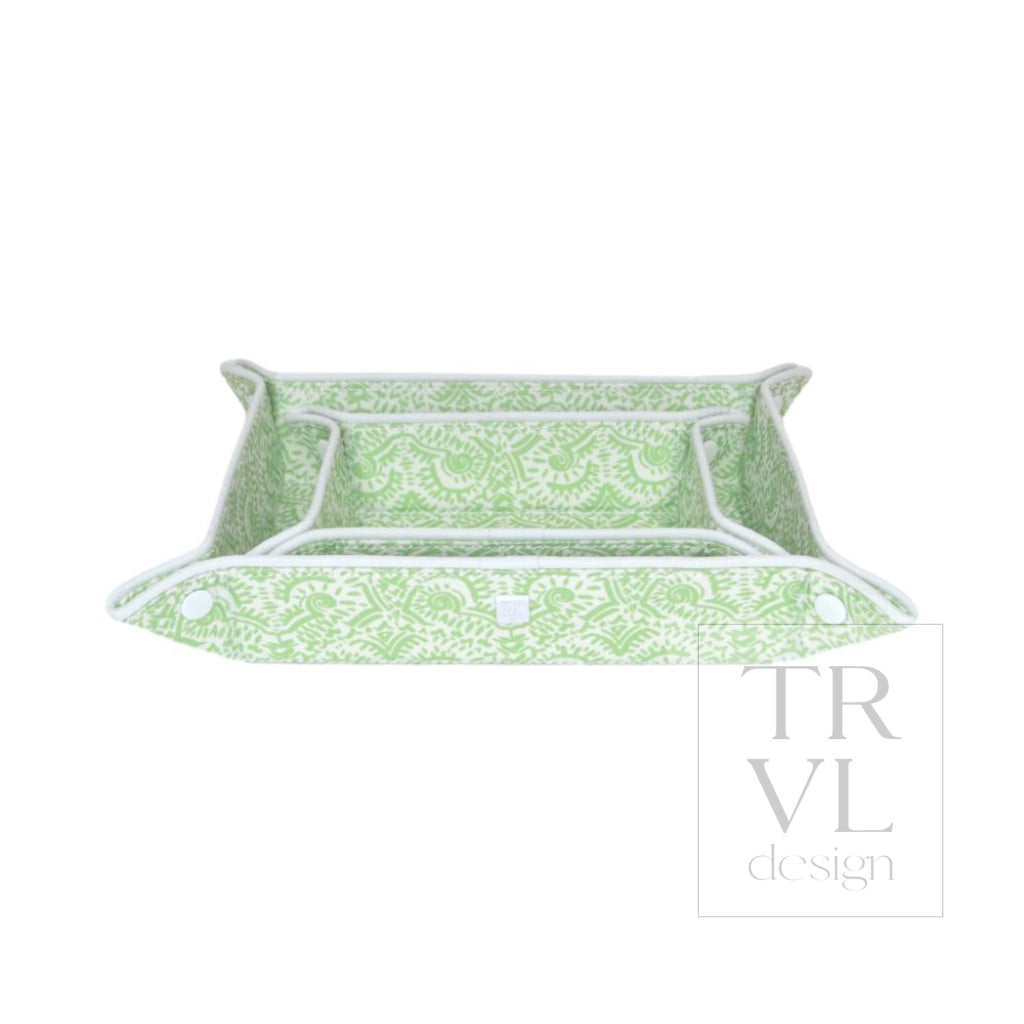 Tray Set - Batik Leaf *New!