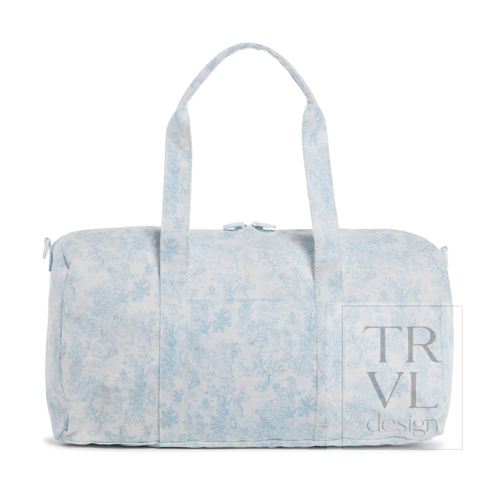 Weekender - Bunny Toile Blue Duffel Bag