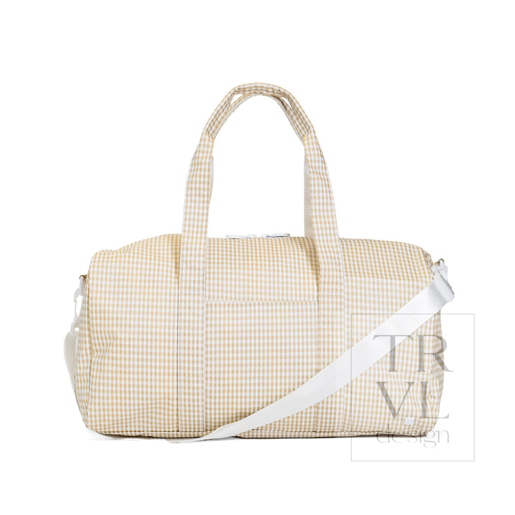 WEEKENDER Duffel Bag - GINGHAM NEW KHAKI 3 *ETA Ship - Duffel Bags