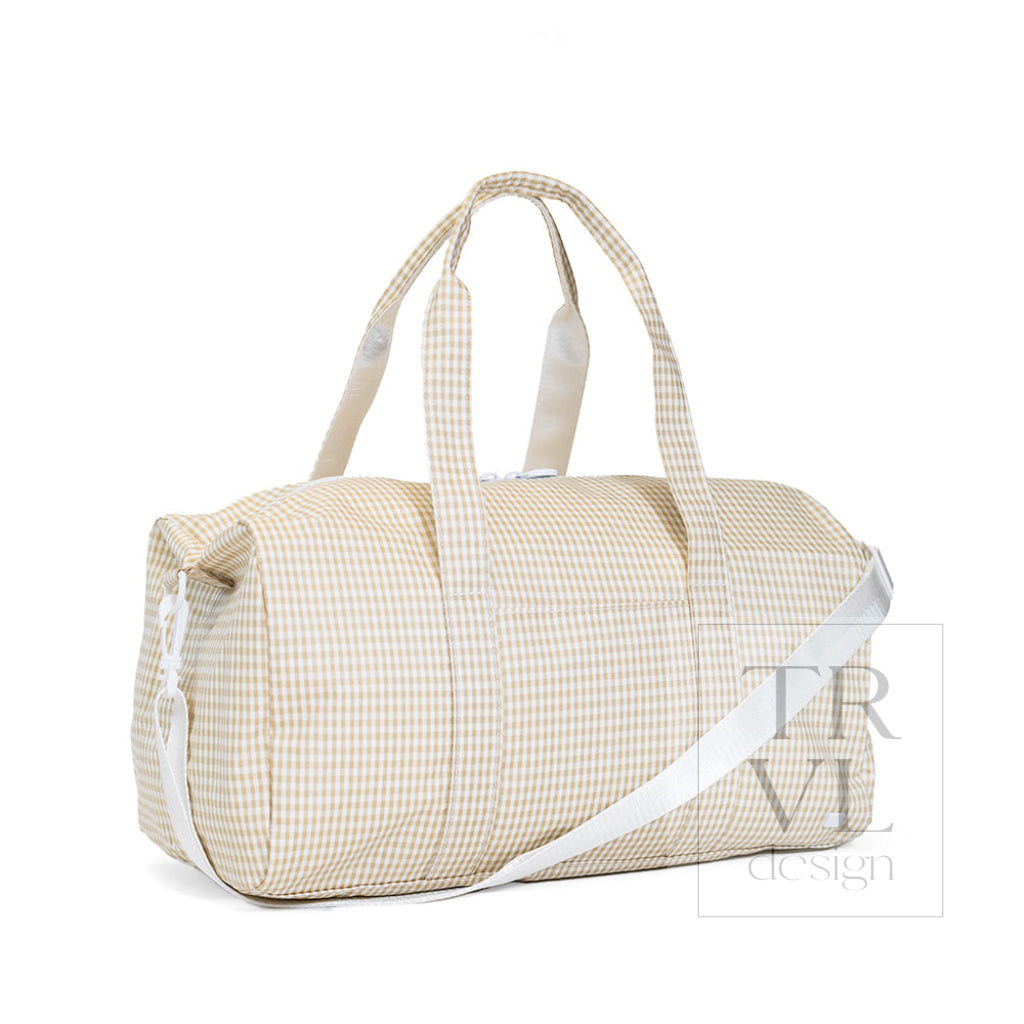 WEEKENDER Duffel Bag - GINGHAM NEW KHAKI 3 *ETA Ship - Duffel Bags