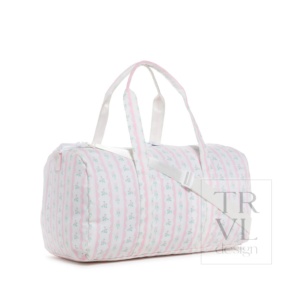 Weekender - Ribbon Floral Pink Duffel Bag Bags