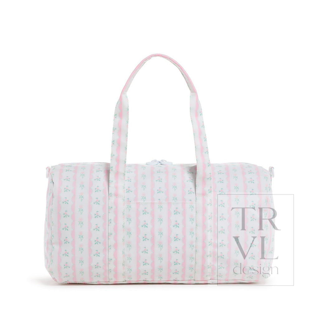 Weekender - Ribbon Floral Pink Duffel Bag Bags