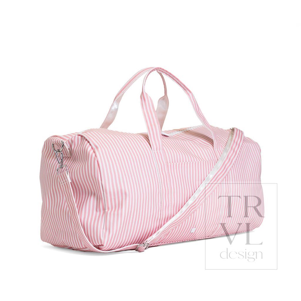 XL WEEKENDER Duffel Bag - PIMLICO STRIPE DUSTY ROSE - Duffel Bags