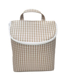 TAKE AWAY Insulated Bag - GINGHAM KHAKI