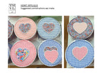 APPLIQUE HEART ROUND -