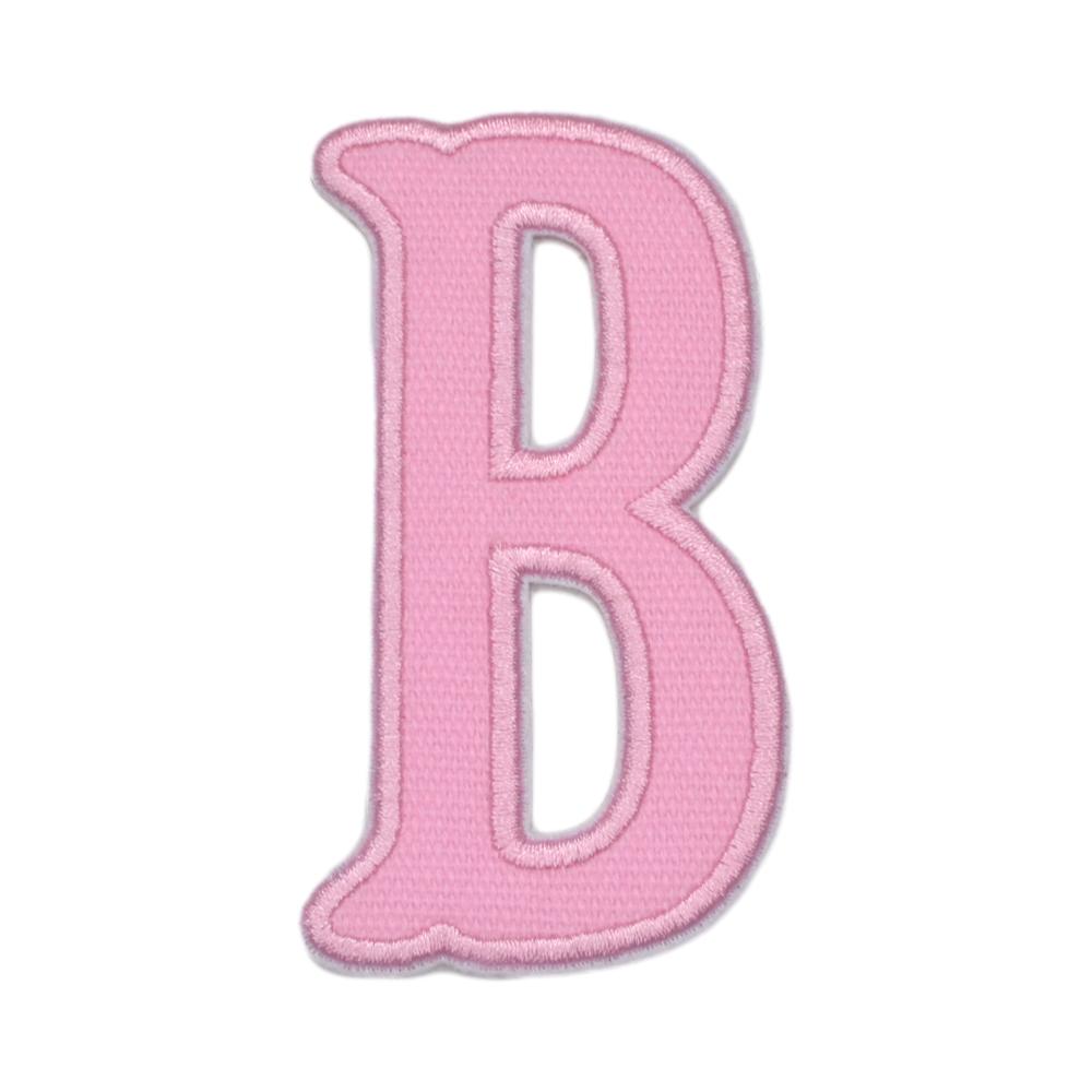 Pink Canvas Appliqué Letters *2 Pc Pre-Pack* Letter B