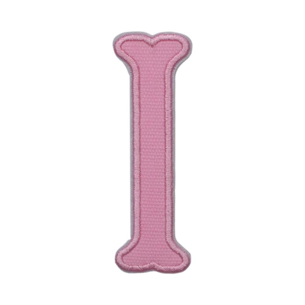 Pink Canvas Appliqué Letters *2 Pc Pre-Pack* Letter I