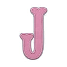 Pink Canvas Appliqué Letters *2 Pc Pre-Pack* Letter J