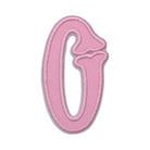 Pink Canvas Appliqué Letters *2 Pc Pre-Pack* Letter O