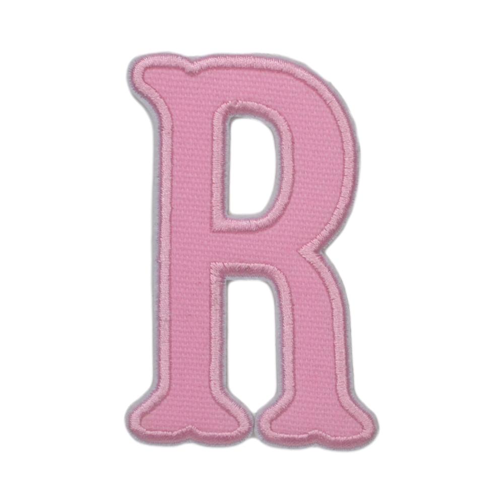 Pink Canvas Appliqué Letters *2 Pc Pre-Pack* Letter R