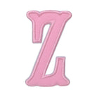 Pink Canvas Appliqué Letters *2 Pc Pre-Pack* Letter Z