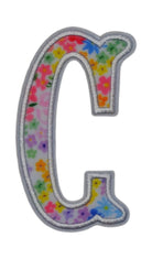 MEADOW FLORAL APPLIQUÉ LETTERS