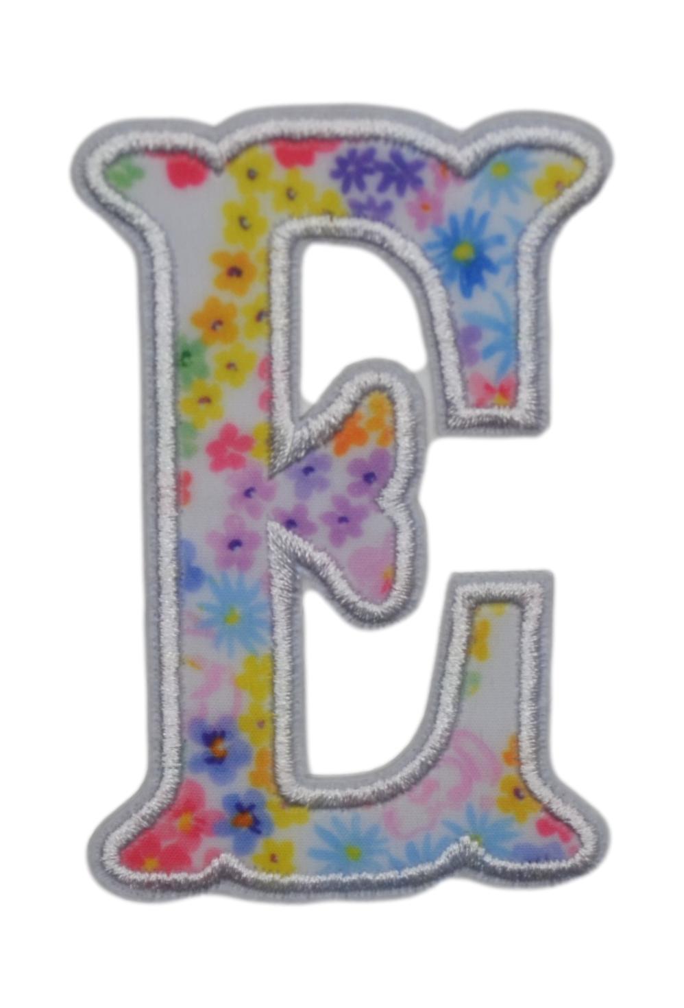 MEADOW FLORAL APPLIQUÉ LETTERS