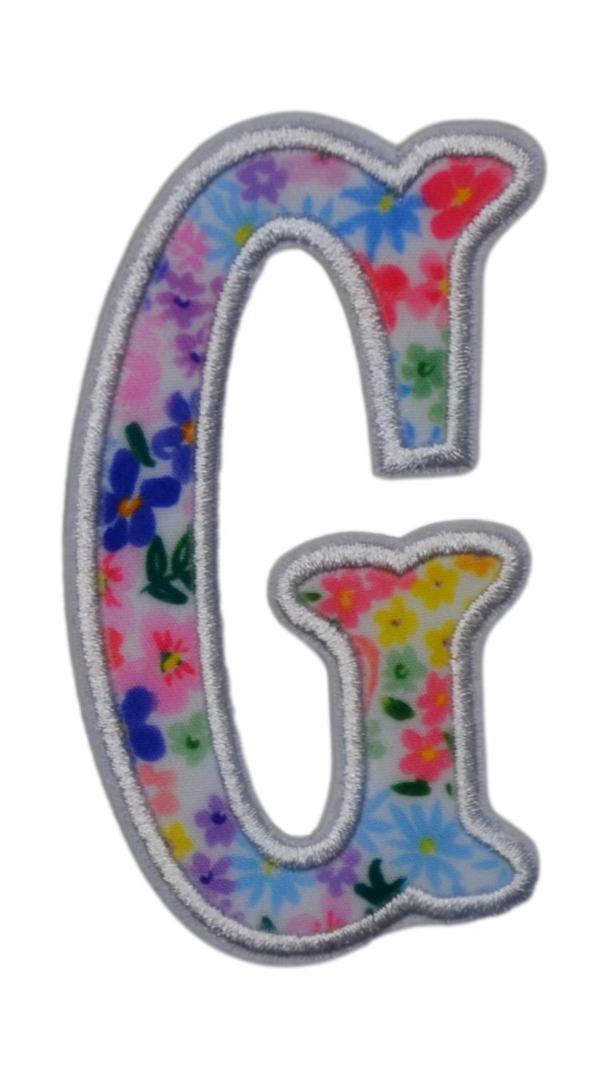 MEADOW FLORAL APPLIQUÉ LETTERS