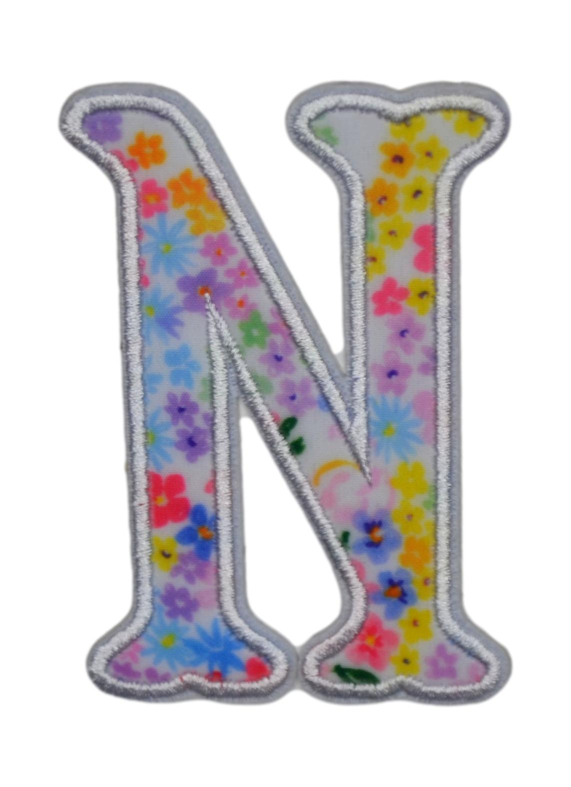 MEADOW FLORAL APPLIQUÉ LETTERS *2 PC PRE-PACK*