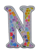 MEADOW FLORAL APPLIQUÉ LETTERS *2 PC PRE-PACK*