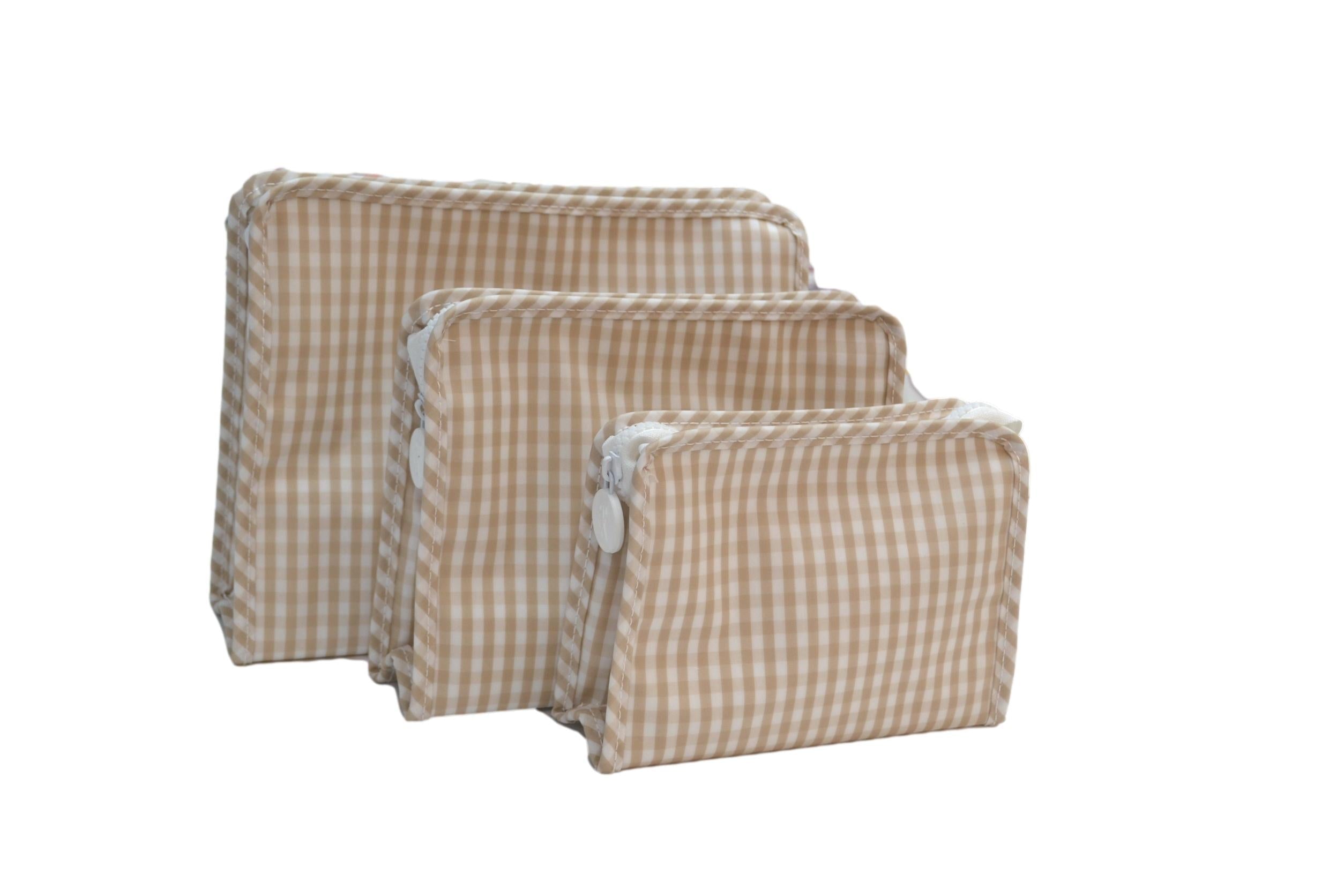 ROADIE SMALL - GINGHAM KHAKI