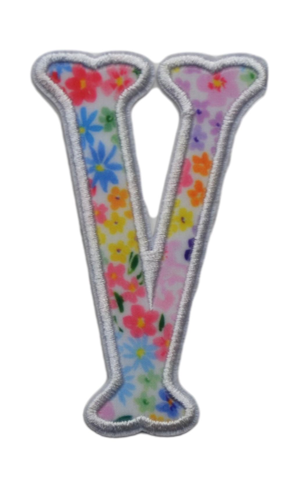 MEADOW FLORAL APPLIQUÉ LETTERS *2 PC PRE-PACK*