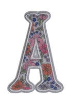 GARDEN FLORAL APPLIQUÉ LETTERS