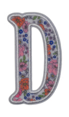 GARDEN FLORAL APPLIQUÉ LETTERS