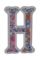 GARDEN FLORAL APPLIQUÉ LETTERS