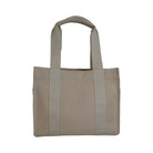 LUXE LINEN TOTE - SAND