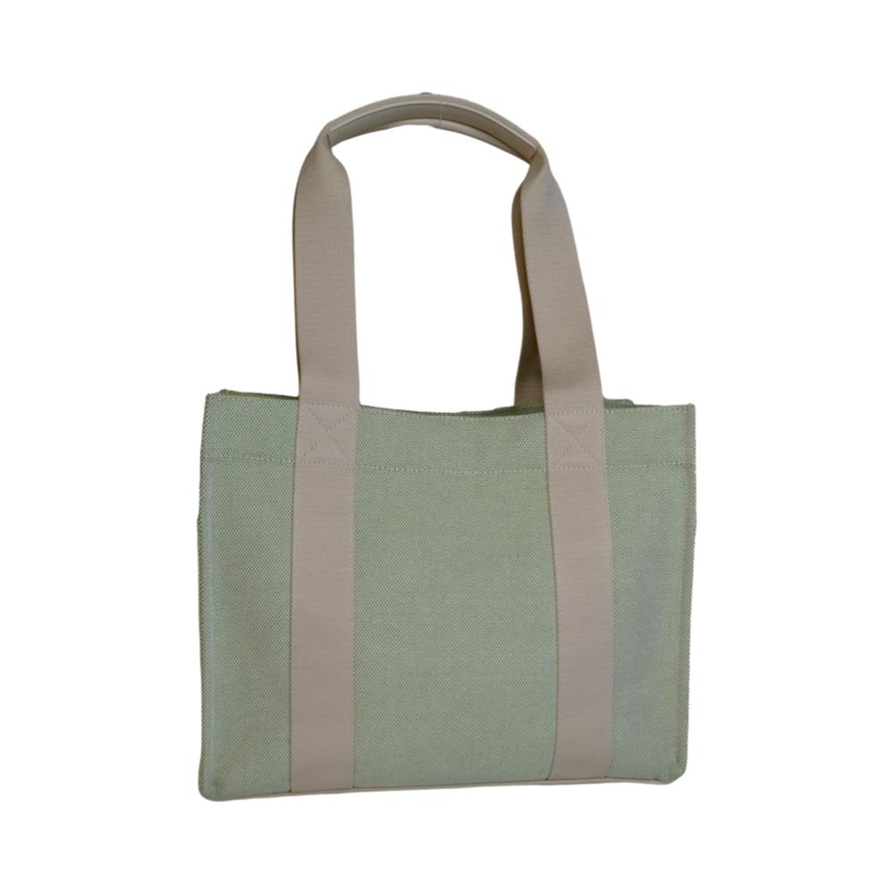 LUXE LINEN TOTE - GRASS