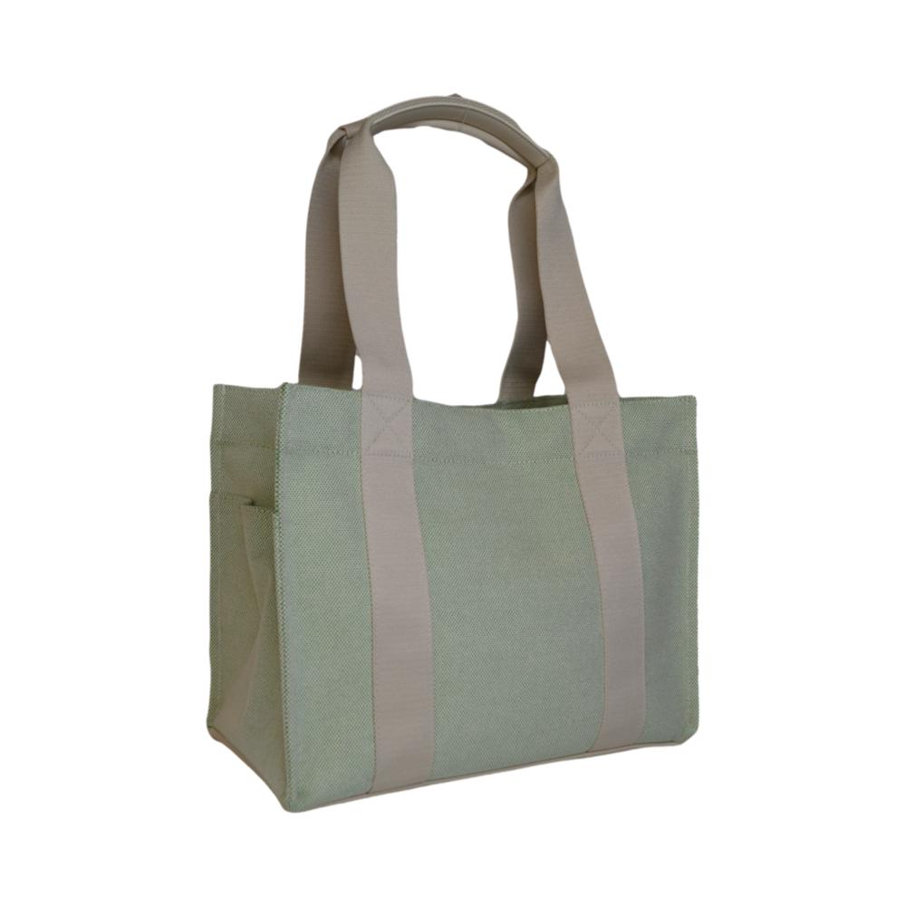 LUXE LINEN TOTE - GRASS