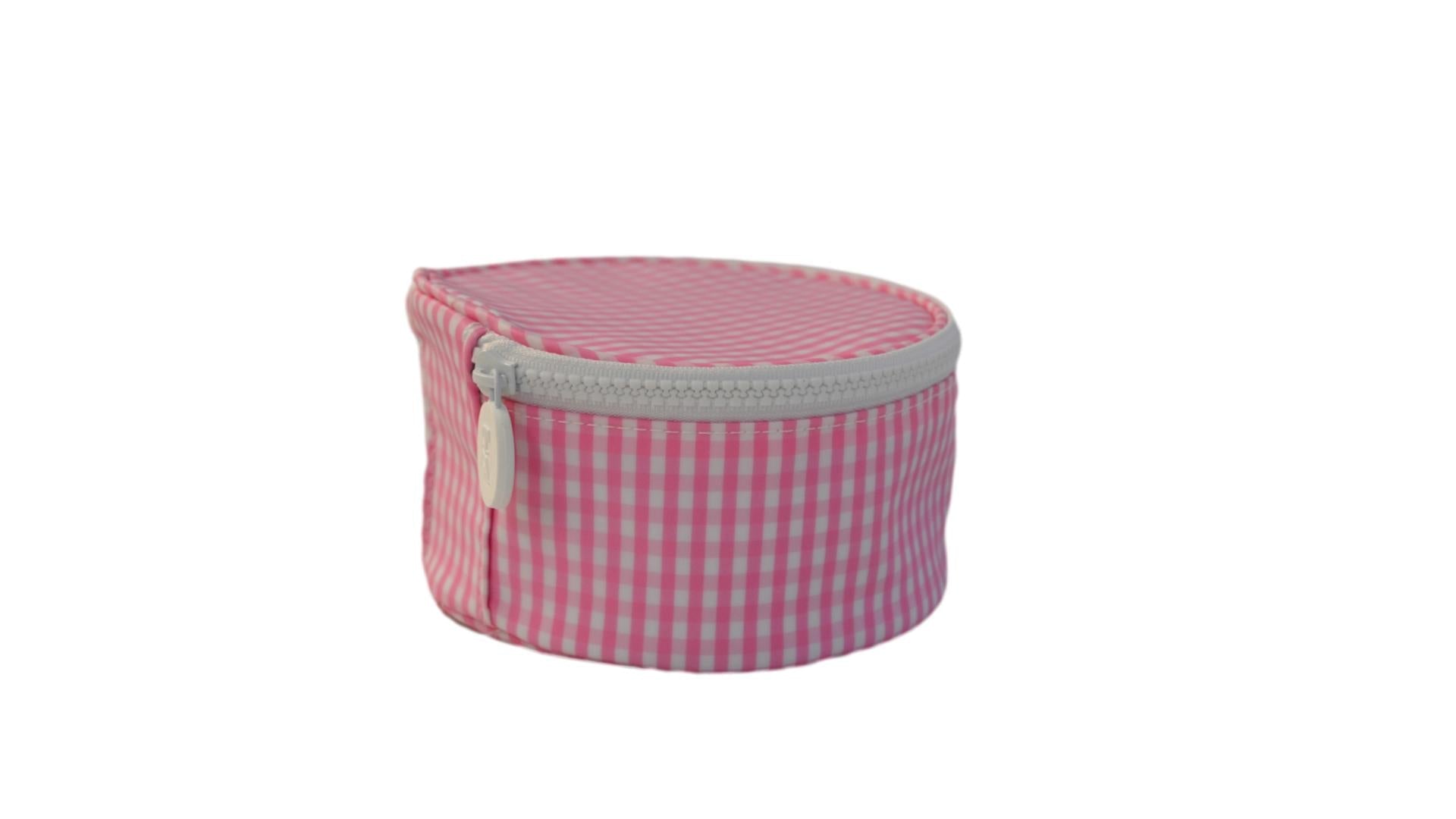 ROUNDUP JEWEL CASE - GINGHAM PINK