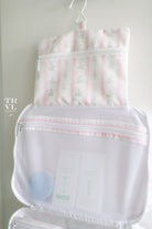 Bundle Up2 Hanging Toiletry Bag - Ribbon Floral Pink *New! *Pre-Order 8/1