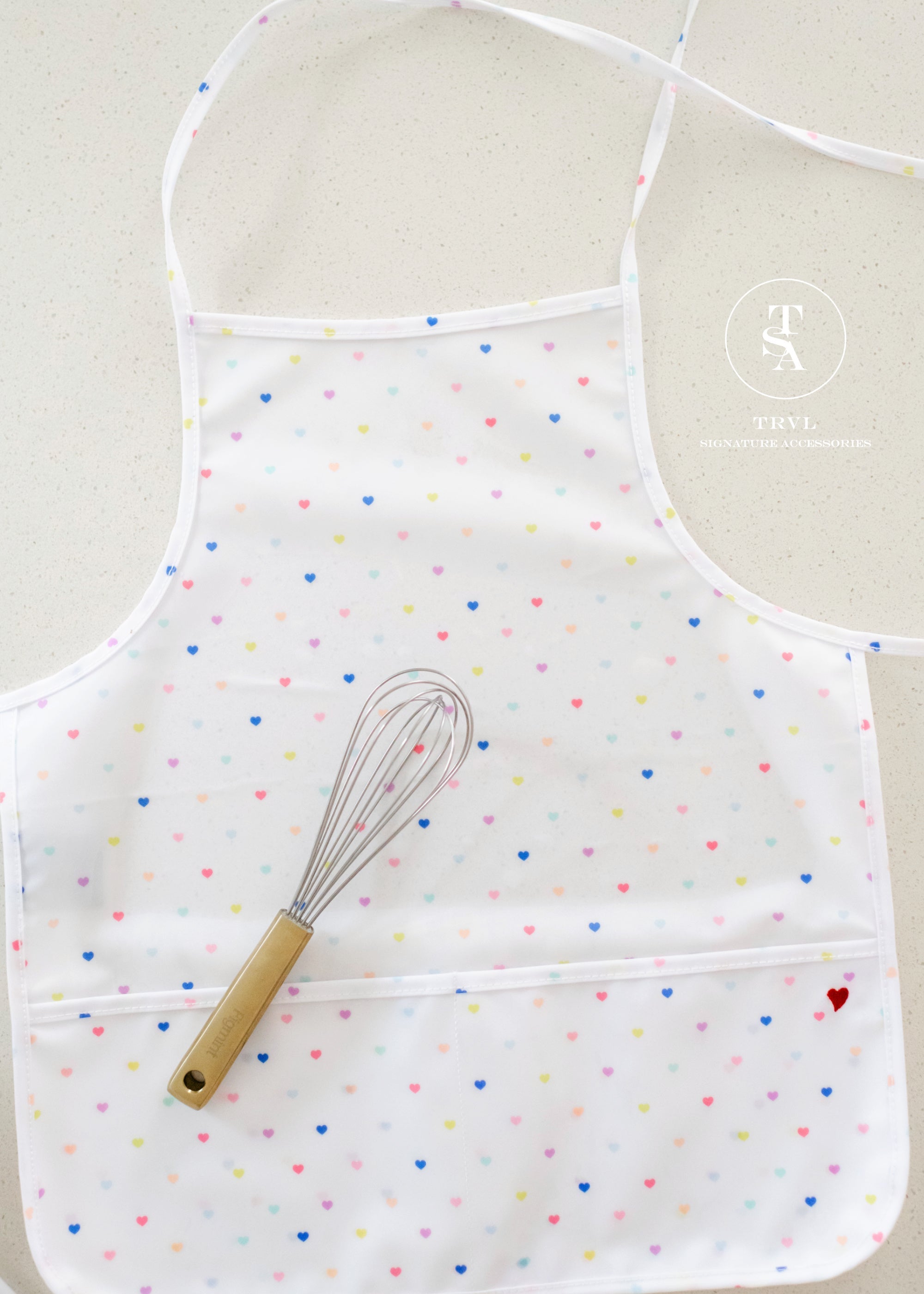 APRON - LOVE HEART NEW! *2 PC PRE-PACK*