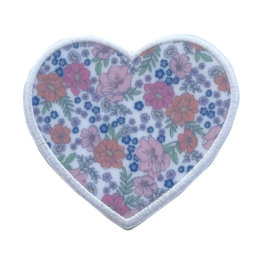 Heart Appliqué *2 Pc Pre - Pack* Garden Floral