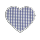 Heart Appliqué *2 Pc Pre - Pack* Gingham Lilac