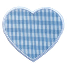 Heart Appliqué *2 Pc Pre - Pack* Gingham Mist