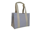 LUXE LINEN TOTE - ADMIRAL BLUE