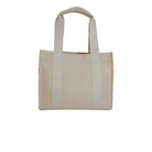 LUXE LINEN TOTE - SAND