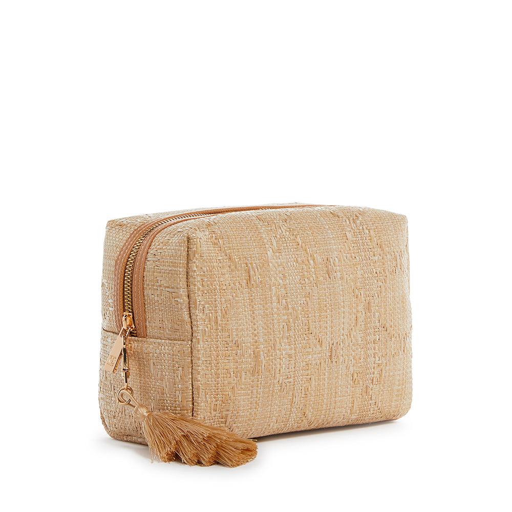 Luxe Bali Straw - Everything Bag Cane Sand