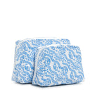Luxe Gloss Wash Bag Med - All Heart Blue *New! Cosmetic & Toiletry Bags