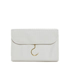 Luxe Bridal Hanging Toiletry Case - Woven White New!