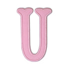 Pink Canvas Appliqué Letters *2 Pc Pre-Pack*