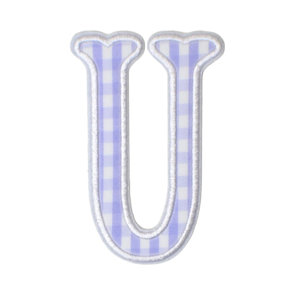 Gingham Lilac Appliqué Letters *2 Pc Pre-Pack*