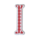 Gingham Red Appliqué Letters *2 Pc Pre-Pack* Letter I