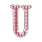 Gingham Red Appliqué Letters *2 Pc Pre-Pack*