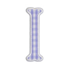 Gingham Lilac Appliqué Letters *2 Pc Pre-Pack* Letter I