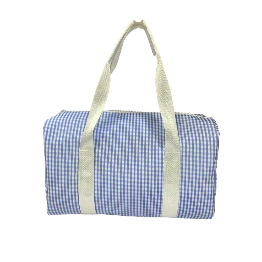 DUFFEL BAG - MINI PACKER - DUFFEL BAG GINGHAM SKY